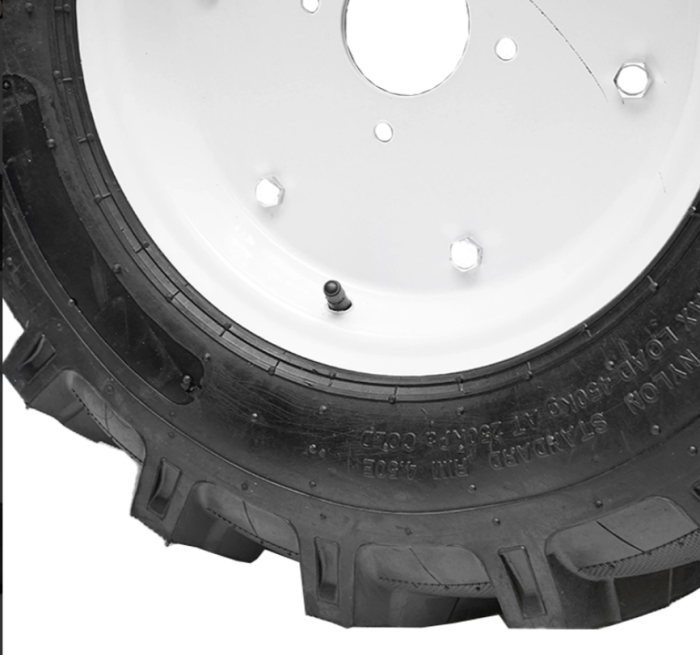 Roata completa 600/12 R1 10PR crampon cu janta alba (DIS600/12R) [3]