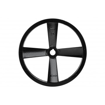 Roata curea fulie pentru pompa compresor 265mm 2 curele 17mm (V2090-F) [4]