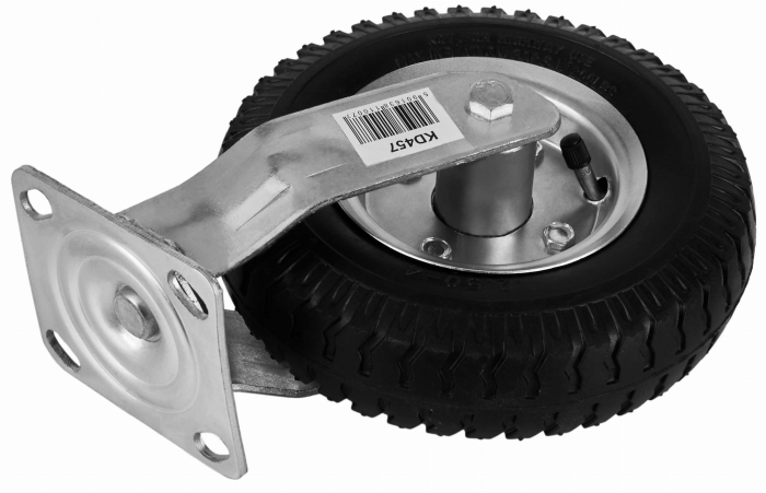 Roata fixa din cauciuc placa metalica carucioare 210 mm (KD457) [8]