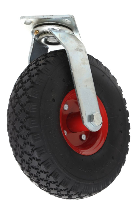Roata fixa din cauciuc placa metalica carucioare 270 mm (KD465) [6]