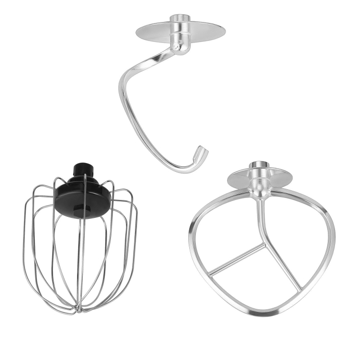 Robot bucatarie mixer planetar masina tocat carne 3000W, bol 5 litri, 3 palete diferite, 6 trepte viteza si PULSE (KD4147) [14]