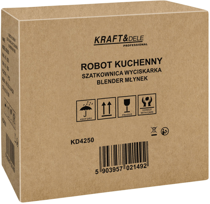 Robot de bucatarie multifunctional 1800W cu bol 3L si blender (KD4250) [14]