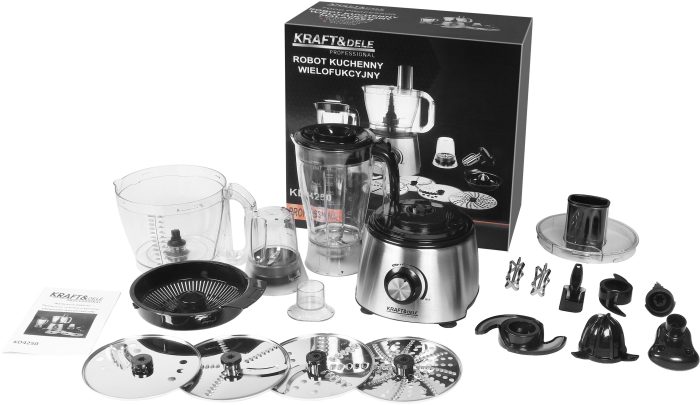 Robot de bucatarie multifunctional 1800W cu bol 3L si blender (KD4250) [8]