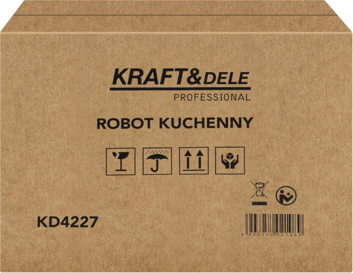 Robot de bucatarie planetar 3000W 5L multifunctional pentru mixare si framantare (KD4227) [21]