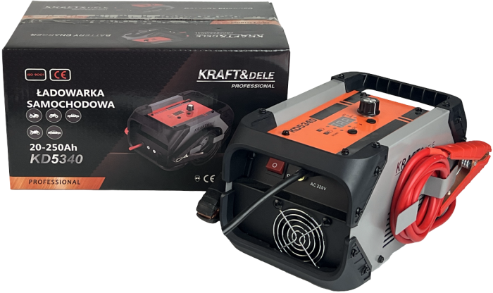 Robot incarcare pornire auto 120A redresor baterie 12V-24V, 20-250Ah auto, tractor, tir, camion (KD5340) [3]