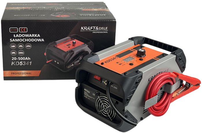 Robot incarcare pornire auto 170A redresor baterie 12V-24V, 20-500Ah auto, tractor, tir, camion (KD5341) [2]