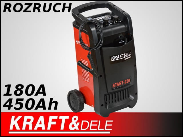 Robot incarcare pornire auto 180A redresor baterie 12V-24V auto, tractor, tir, camion (KD1901) [2]
