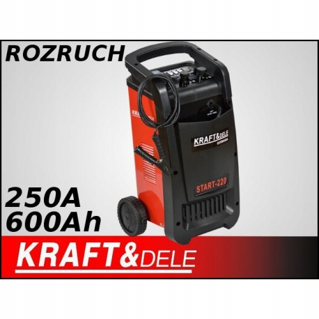 Robot incarcare pornire auto 250A redresor baterie 12V-24V auto, tractor, tir, camion (KD1902) [2]