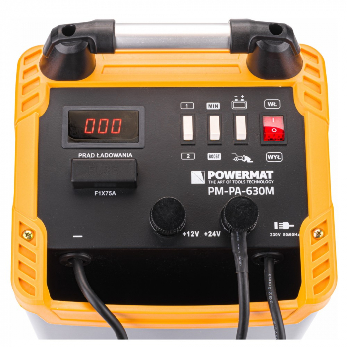 Robot incarcare pornire auto 600A redresor baterie 12V-24V, 40-800Ah auto, tractor, tir, camion (PM1097) [4]