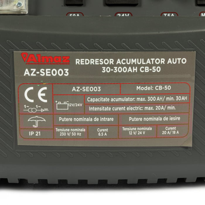 Robot incarcare pornire auto redresor baterie 12V-24V, 30-300Ah  (AZ-SE003) [4]