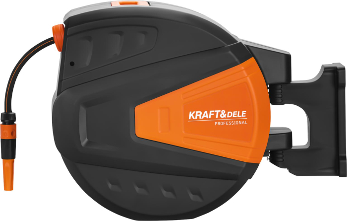 Rola automata furtun gradina 40m + 2m, 1/2", montare perete, derulare automata, 8-24 bar (KD2155) [3]