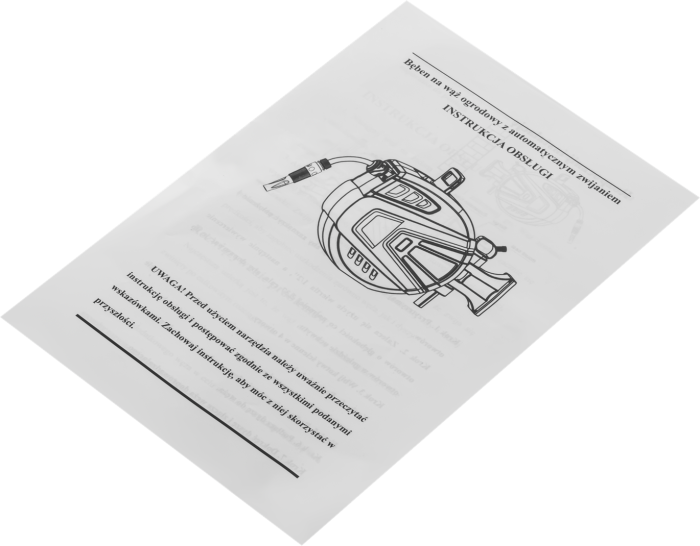 Rola automata pentru furtun de gradina 10m + 1m cu sistem de franare (KD2150) [2]