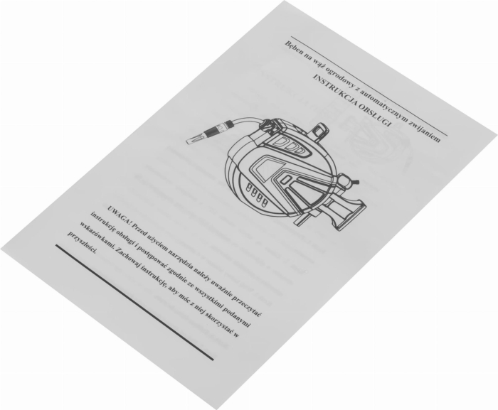 Rola automata pentru furtun de gradina 25m cu suport de perete (KD2154) [2]