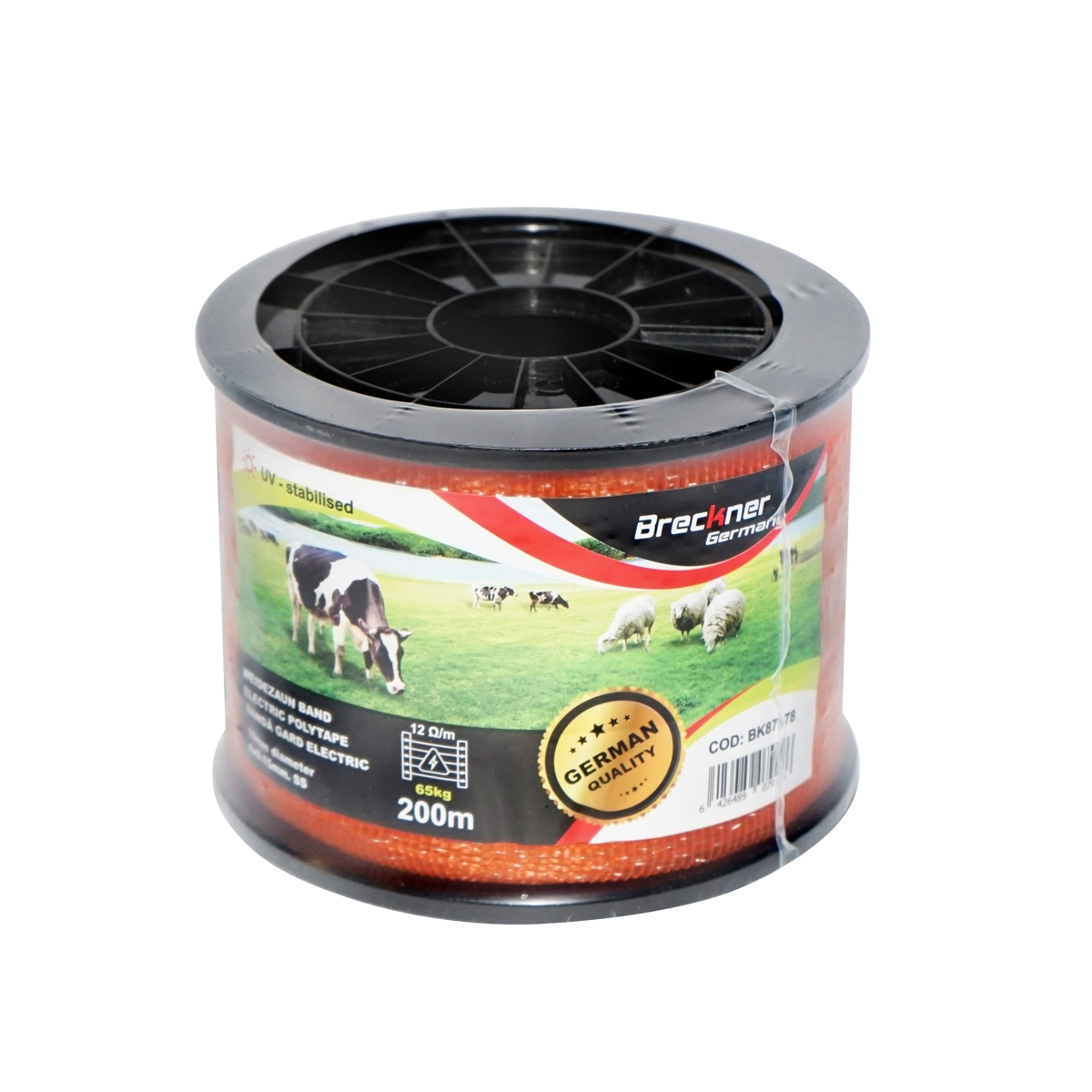 Rola banda 200m 10mm 4x0.15 mm SS 12 Ohm m gard electric DISSR35 (BK87578) [1]