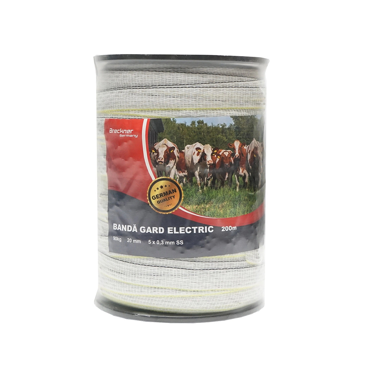 Rola banda 200m 20mm 5x0.3 mm SS gard electric (BK87536) [1]