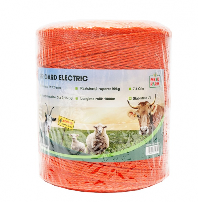 Rola fir 1000m 2.5 mm 3x0.15 mm SS 7.4 Ohm m gard electric (M87Z651) [3]
