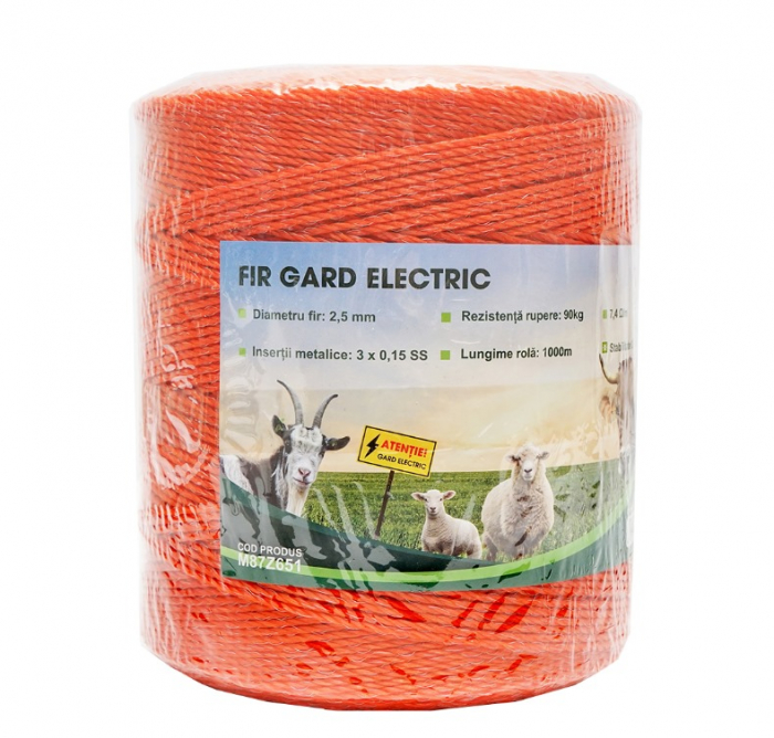 Rola fir 1000m 2.5 mm 3x0.15 mm SS 7.4 Ohm m gard electric (M87Z651) [4]