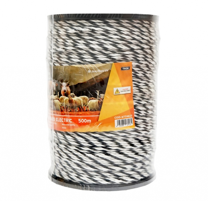 Rola fir 4 mm 200kg 3x0.2mm 0.9Ohm m SS 500m gard electric DISSR30 (87TH623) [3]