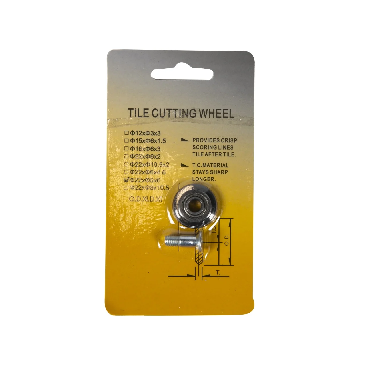 Rola vidia din carbura de tungsten 22x6x6 mm (DZ-C292) [2]