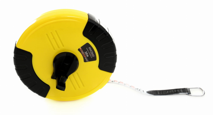 Ruleta de masurare geodezica 20 m, din fibra de sticla, cu maner antiderapant (KD10424) [4]
