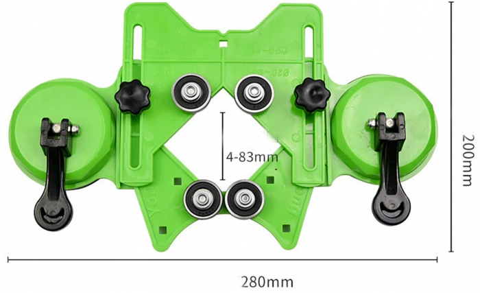 Sablon gaurire cu ventuza si rulmenti diametru 4-83 mm (S11235) [3]