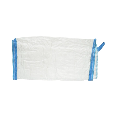 Sac big bag 95x95x110cm alb, capacitate 1250kg, tip U-Panel nelaminat, fund plan, top fusta 85cm (DISUX03) [3]