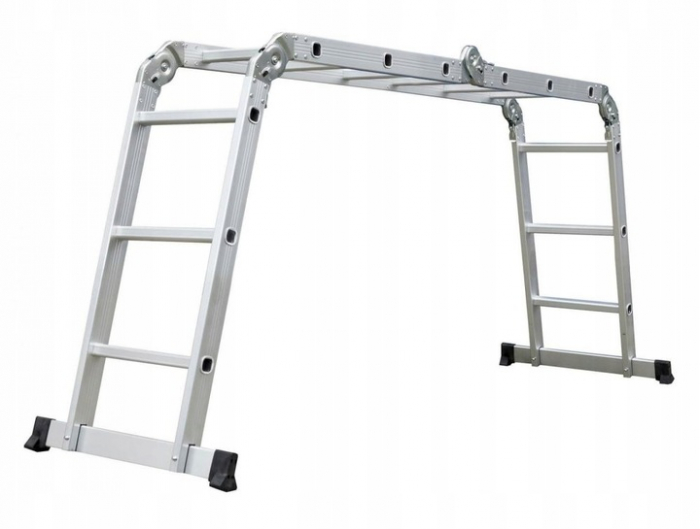 Scara multifuctionala 3.7m articulata cu platforma aluminiu (G02440) [5]