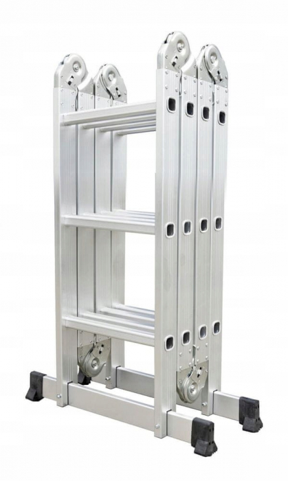 Scara multifuctionala 3.7m articulata cu platforma aluminiu (G02440) [4]
