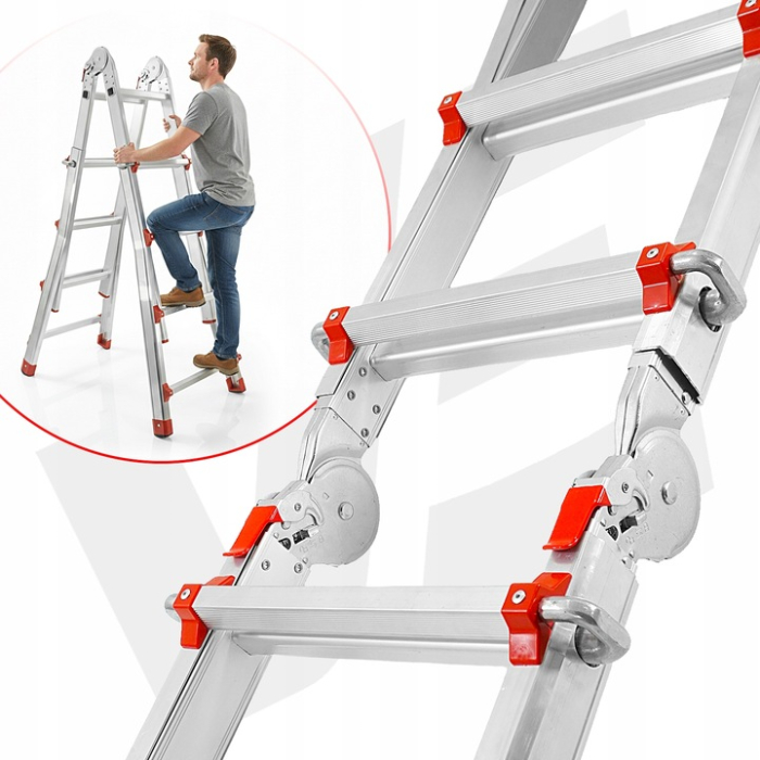 Scara multifunctionala 4x4 aluminiu (V87100) [9]