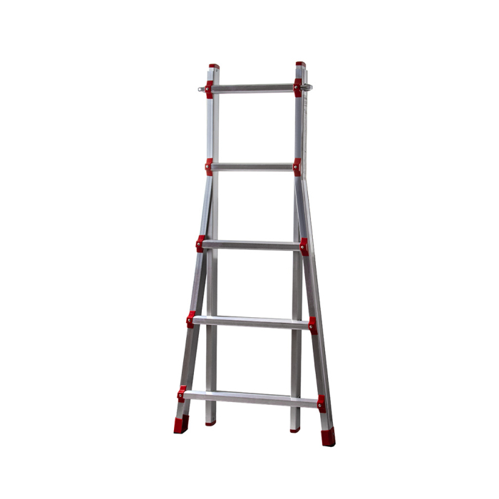 Scara telescopica aluminiu 2.48 m pliabila 150 kg 9 trepte (M85610) [11]