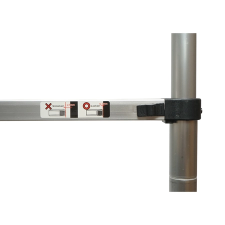 Scara telescopica aluminiu 5.1m, 14 trepte antiderapante, sarcina maxima 150kg (DISVF04) [10]