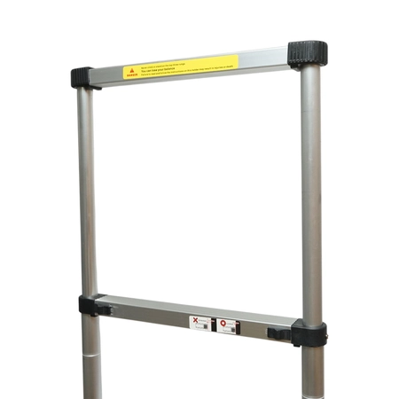 Scara telescopica aluminiu 6.2m, 16 trepte antiderapante, sarcina maxima 150kg (DISVF05) [8]