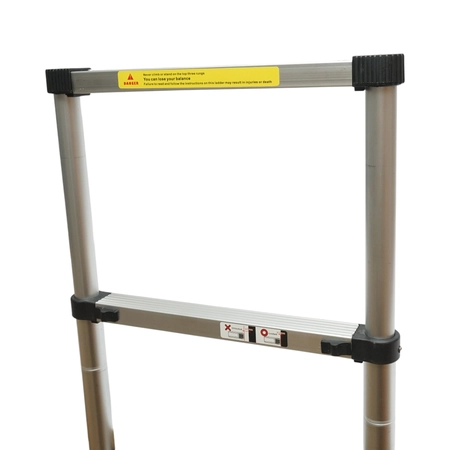 Scara telescopica din aluminiu 2.9m, 10 trepte antiderapante, sarcina maxima 150kg  (DISVF03) [8]