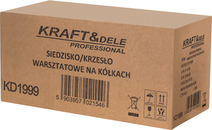Scaun atelier cu roti pivotante si organizatoare laterale pentru scule (KD1999) [12]