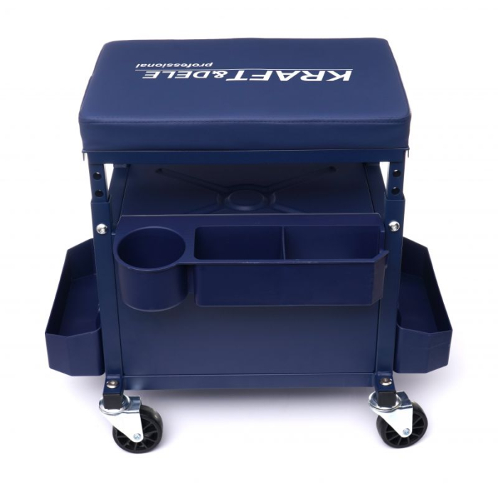 Scaun de atelier, cu sertar si spatii de depozitare 60x40x44,5 cm (KD10761) [8]