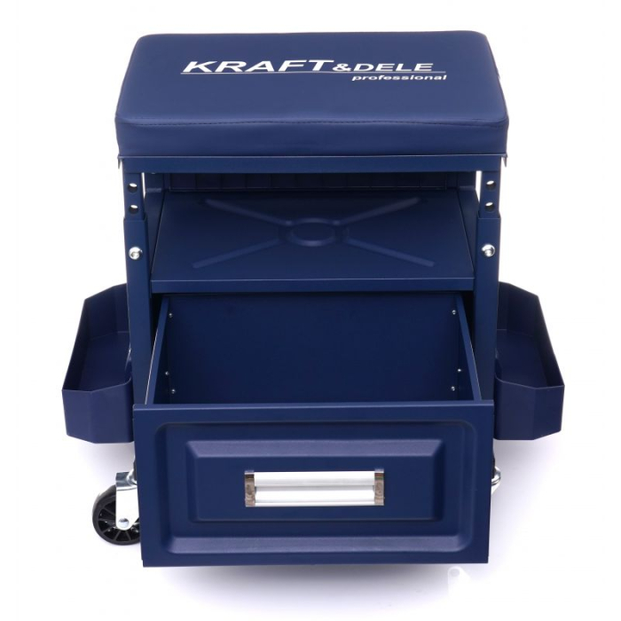 Scaun de atelier, cu sertar si spatii de depozitare 60x40x44,5 cm (KD10761) [3]