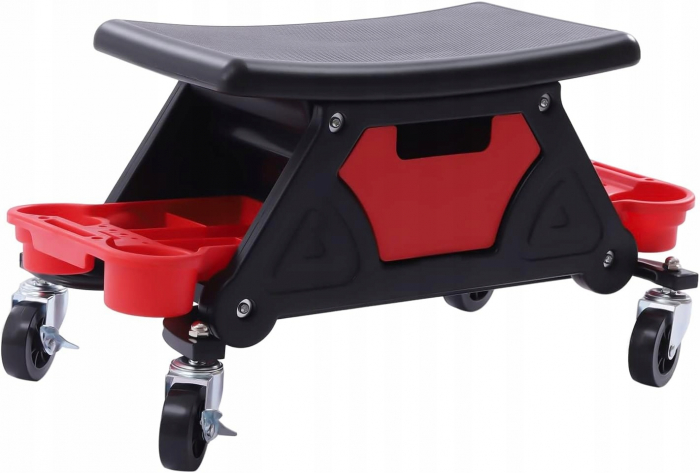 Scaun service auto cu sertar scule roti 360 grade atelier mecanic (S11646) [4]