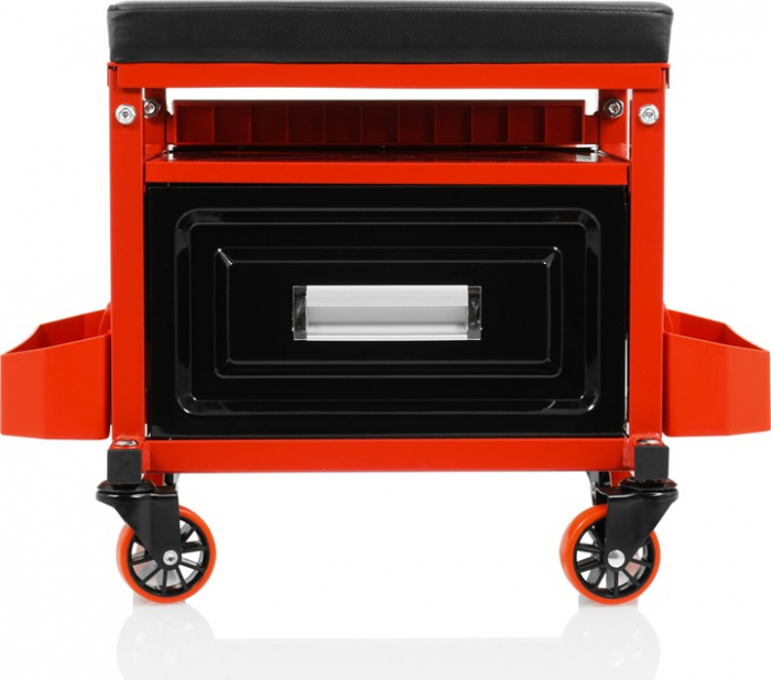 Scaun service auto cu sertar spatiu depozitare dulap scule roti 360 grade atelier mecanic (V83264) [9]