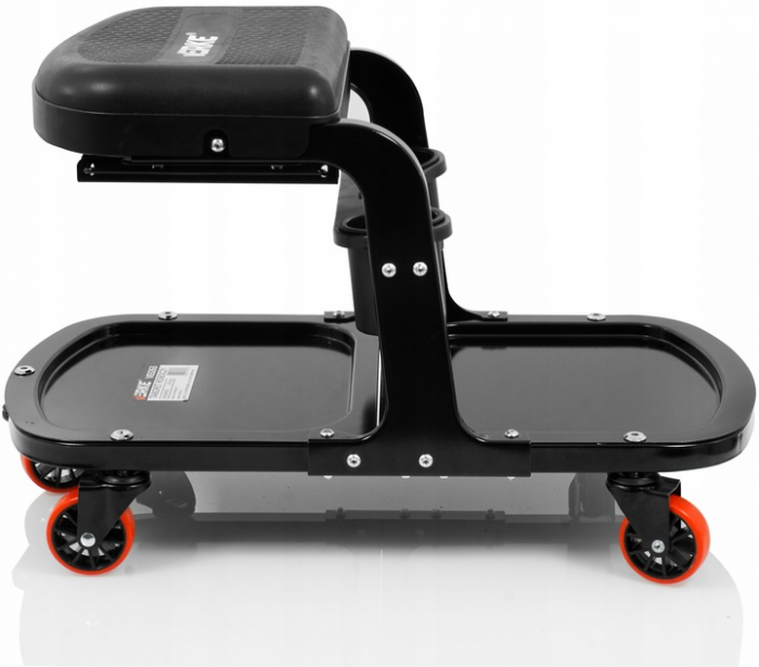 Scaun service auto cu sertar spatiu depozitare scule roti 360 grade atelier mecanic (V83263) [6]