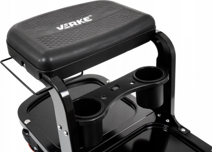 Scaun service auto cu sertar spatiu depozitare scule roti 360 grade atelier mecanic (V83263) [2]