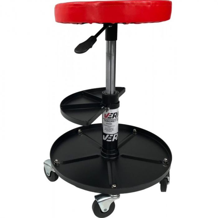 Scaun service auto inaltime reglabila scule detasabile roti 360 grade atelier mecanic (V83260) [17]