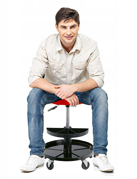 Scaun service auto inaltime reglabila scule detasabile roti 360 grade atelier mecanic (V83260) [2]