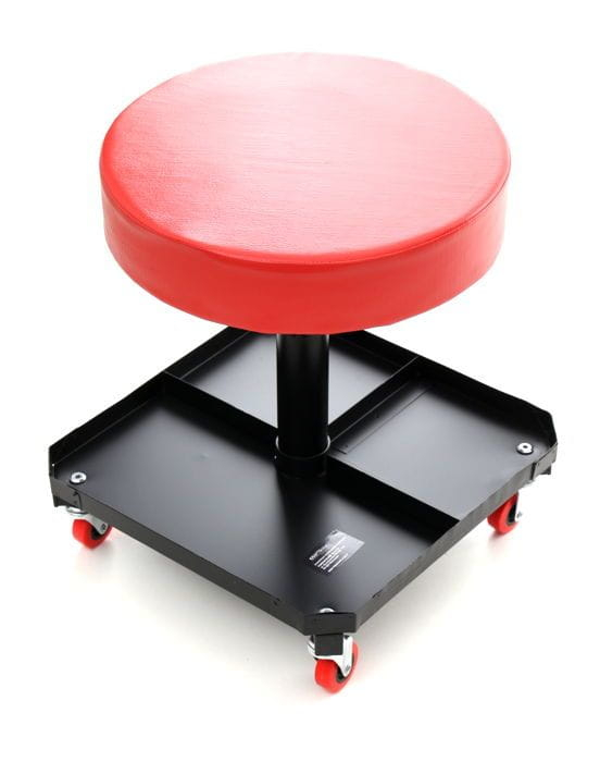 Scaun service auto tapitat, roti 360° rotativ reglabil (KD376) [3]