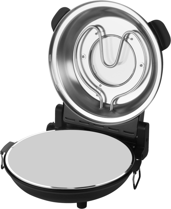 Cuptor electric pentru pizza 1200W, piatra 30cm, termostat, timer (KD4344) [8]