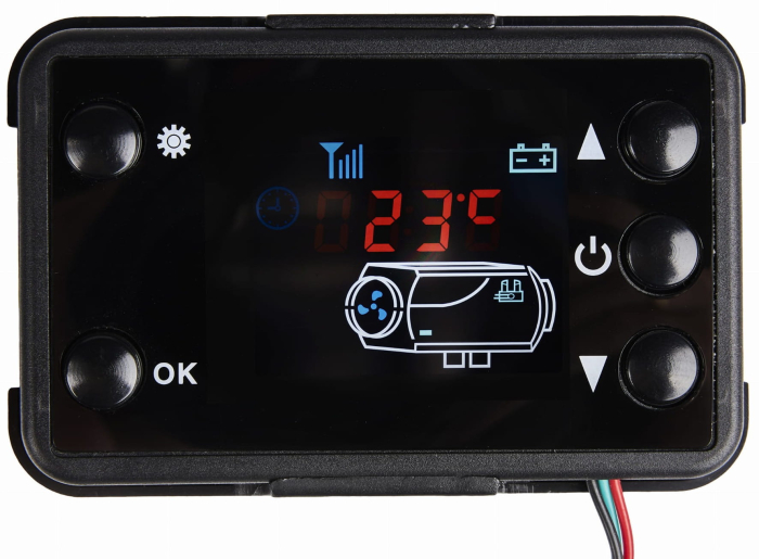 Incalzitor stationar motorina 8kW 12V LCD telecomanda rezervor 10L pentru auto rulota garaj (KD11781) [13]