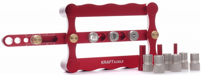 Sablon dispozitiv pentru imbinari dibluri lemn 6, 8, 10mm (KD10572) [8]