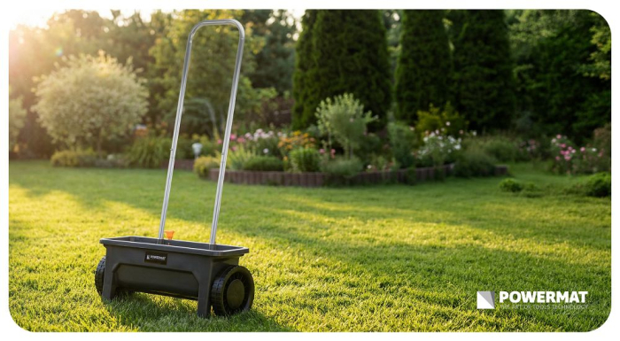 Semanatoare manuala gazon si gradina 12 L latime 46 cm reglaj 10 trepte PM1546 (PM-SRO-12T) [30]