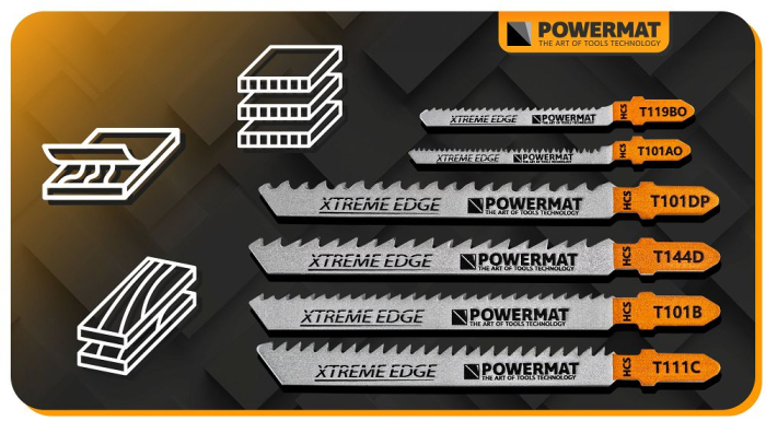 Set 10 panze pentru ferastrau pendular prindere tip T PM1372 (PM-ZBDW-10T) [10]