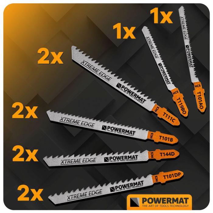 Set 10 panze pentru ferastrau pendular prindere tip T PM1372 (PM-ZBDW-10T) [8]