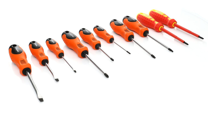 Set 10 surubelnita plate cruce 2 izolate electrician (KD10901) [2]